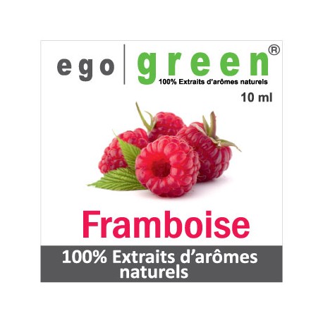 Eliquide Goût FRAMBOISE , Ego green